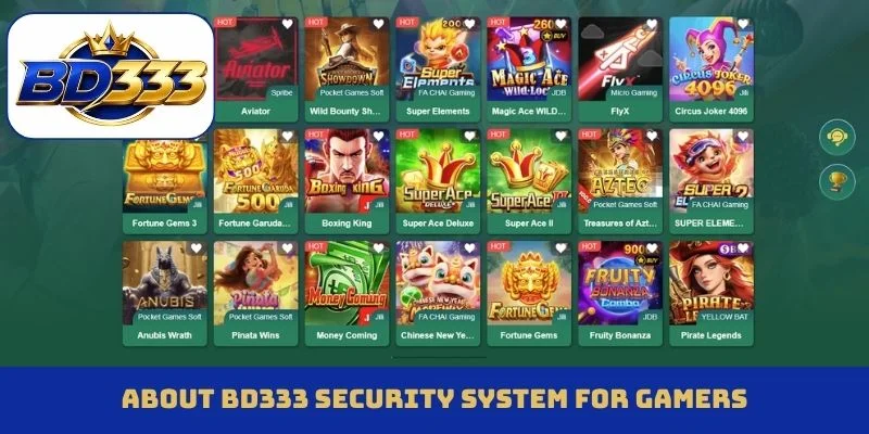 About BD333 security system for gamers