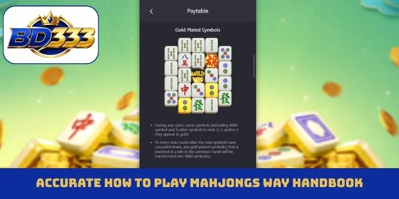 Accurate how to play Mahjongs Way handbook