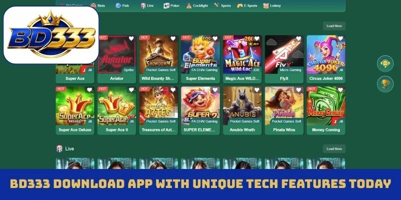 BD333 download app with unique tech features today