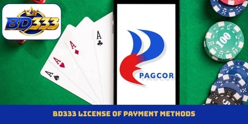 BD333 license of payment methods