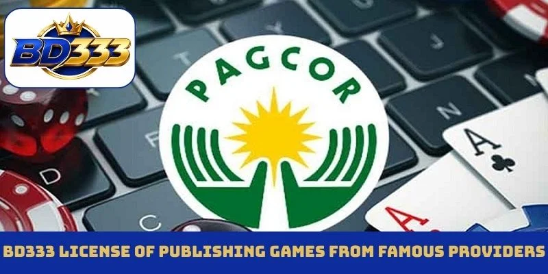 BD333 license of publishing games from famous providers