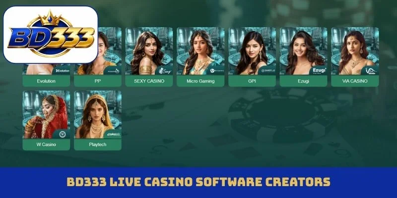 BD333 live casino software creators
