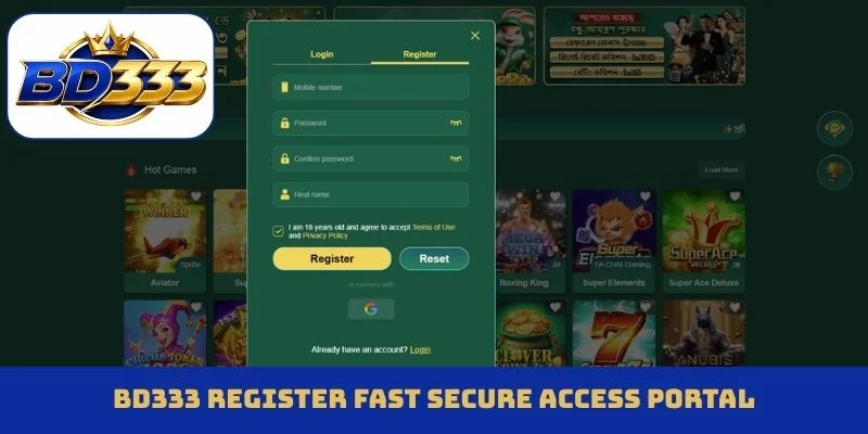 BD333 register fast secure access portal