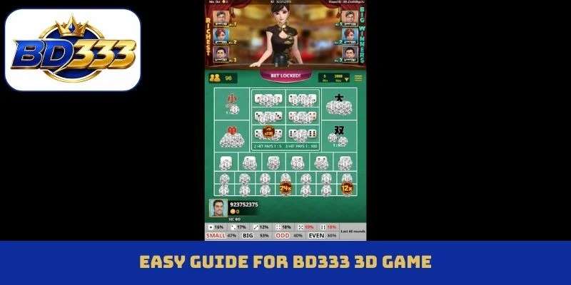 Easy guide for BD333 3D game