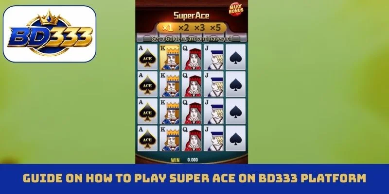 Guide on how to play Super Ace on BD333 platform